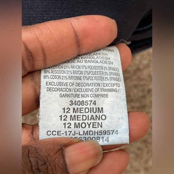 Lee Modern Series Total Freedom Straight Leg Blue Jeans Size 12 - Picture 5 of 11